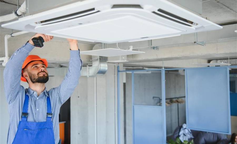 aircon installation team